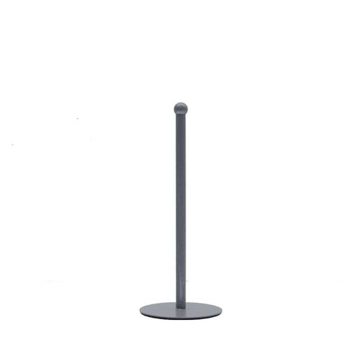 Keukenrolhouder Antiek Grijs Metaal - 13x13x33 cm-Opbergdozen en manden-LABEL51