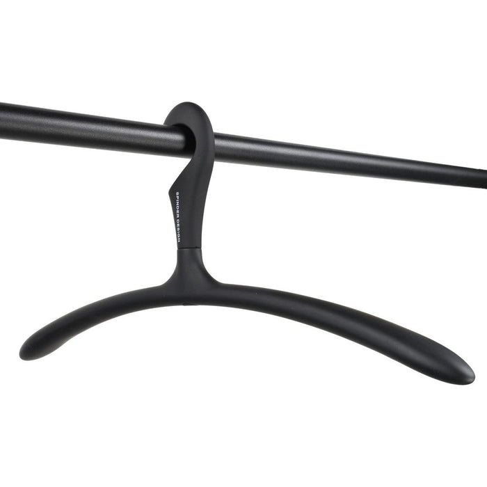 Kledinghangers ARX Synthetisch materiaal Zwart 45.5x4x21cm Spinder Design-Kledinghangers-Spinder