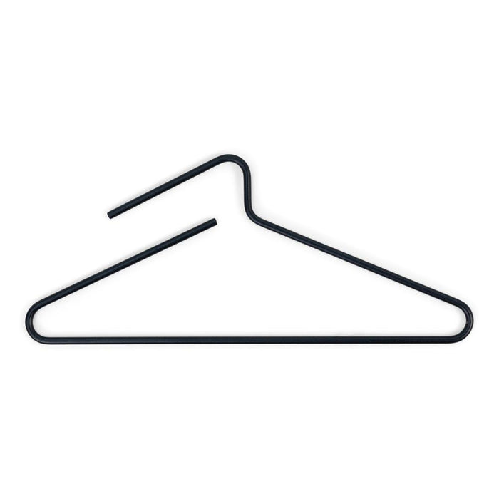 Kledinghangers HANG-ON Coat hangers Staal Zwart 46x0.8x20.5cm-Kapstokken-Spinder