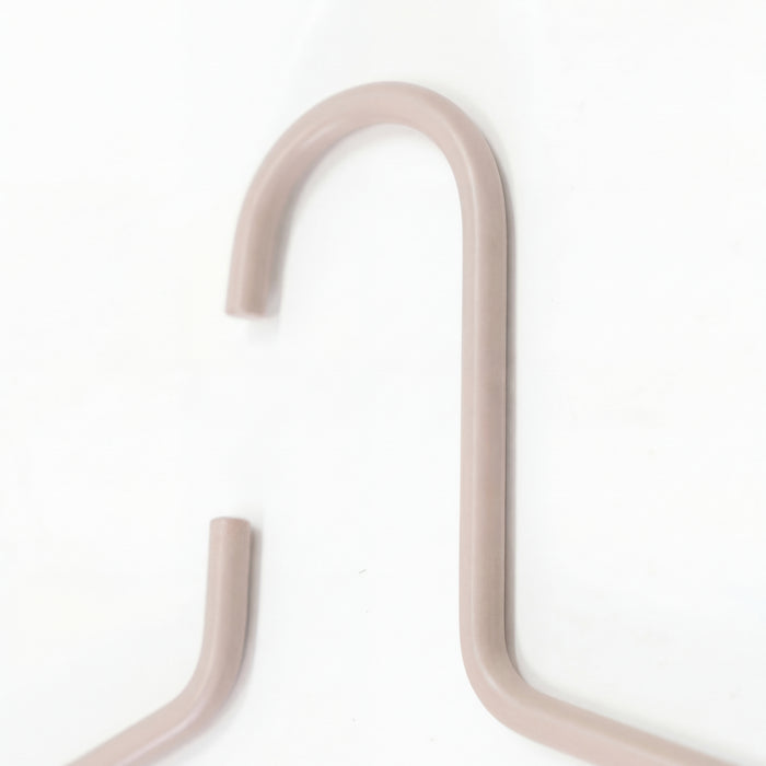 Kledinghangers SENZA 6 Staal Silky Taupe 41.5x1x21cm Spinder Design-Kledinghangers-Spinder