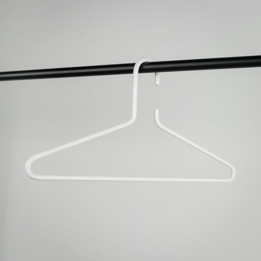 Kledinghangers SENZA 6 Staal Wit 41.5x1x21cm Spinder Design-Kapstokken-Spinder
