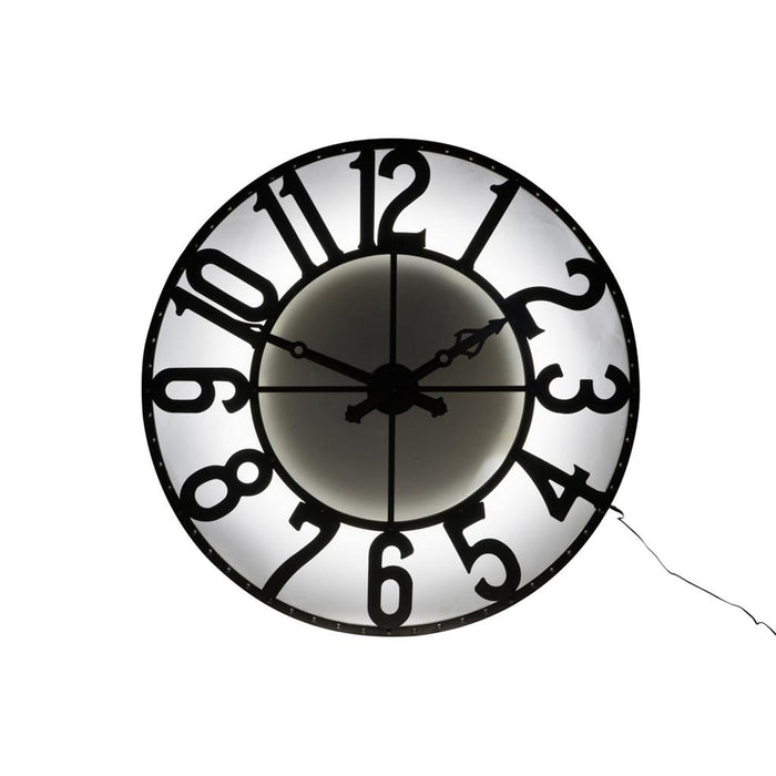Klok Bruin Clock movement Rond 105 cm-Klokken-J-Line