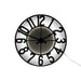 Klok Bruin Clock movement Rond 105 cm-Klokken-J-Line