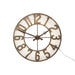 Klok Bruin Clock movement Rond 105 cm-Wanddecoratie-J-Line
