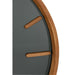Klok Bruin Metaal Rond 60 cm 60x60x5 cm-Klokken-J-Line