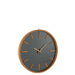 Klok Bruin Metaal Rond 60 cm 60x60x5 cm-Klokken-J-Line