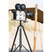 Klok Camera On Tripod ijzer Zwart 56x56x107.5 cm-Klokken-J-Line
