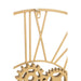 Klok Goud Kunststof Rond 80 cm-Klokken-J-Line