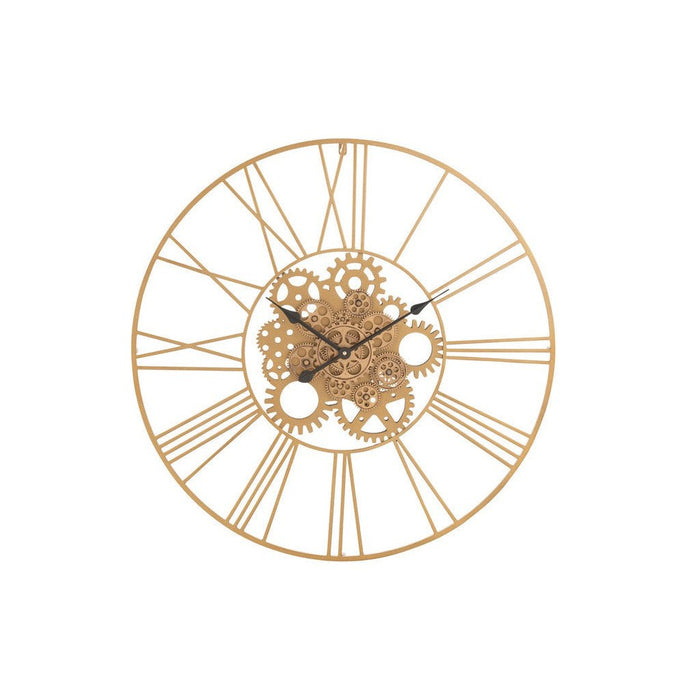 Klok Goud Kunststof Rond 80 cm-Klokken-J-Line