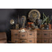 Klok Goud Mdf Antiek 50 cm-Wanddecoratie-J-Line