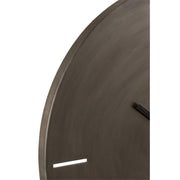 Klok Grijs Ijzer Rond 76 cm 76.5x76.5x4 cm-Klokken-J-Line
