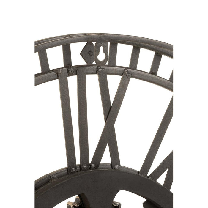 Klok Grijs Kunststof Antiek 60 cm-Klokken-J-Line