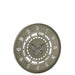 Klok Koper Glas Rond 90 cm 90x90x8 cm-Klokken-J-Line