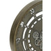 Klok Koper Kunststof Rond 60 cm 60x60x8 cm-Klokken-J-Line