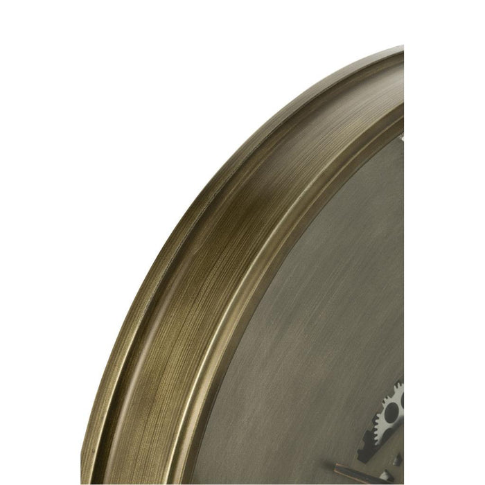 Klok Koper Metaal Rond 80 cm-Klokken-J-Line