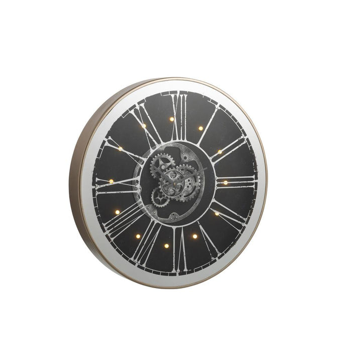 Lamp Zilver Kunststof Rond 80 cm-Tafellampen-J-Line