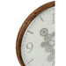 Klok Naturel Kunststof L 74 cm 74x74x5.5 cm-Klokken-J-Line