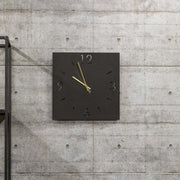 Klok TIME 40 x 40 Staal Zwart 40x3x40cm Spinder Design-Klokken-Spinder