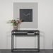 Klok TIME 60 x 60 Staal Zwart 60x3x60cm Spinder Design-Klokken-Spinder