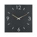Klok TIME 60 x 60 Staal Zwart 60x3x60cm Spinder Design-Wanddecoratie-Spinder