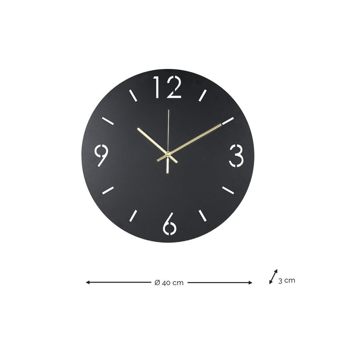 Klok TIME Ø 40 Staal Silky Taupe 40x3x40cm Spinder Design-Klokken-Spinder