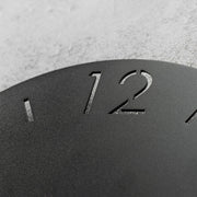 Klok TIME Ø 40 Staal Zwart 40x3x40cm Spinder Design-Klokken-Spinder