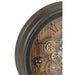 Klok Zwart Metaal Rond 58 cm 58x58x9 cm-Klokken-J-Line