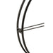 Klok Zwart Metaal Rond 80 cm-Klokken-J-Line