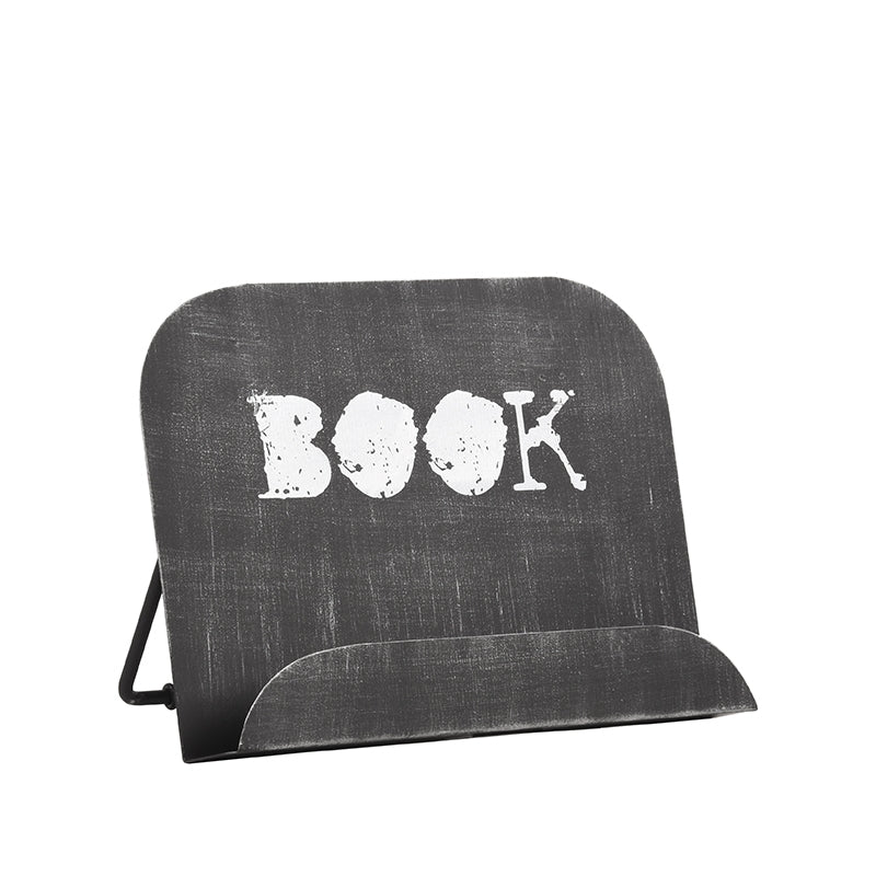 Kookboekstandaard Antiek Zwart Metaal - 27x14x20 cm-Kookboekstandaards-LABEL51