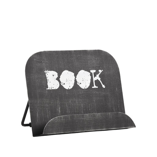 Kookboekstandaard Antiek Zwart Metaal - 27x14x20 cm-Kookboekstandaards-LABEL51