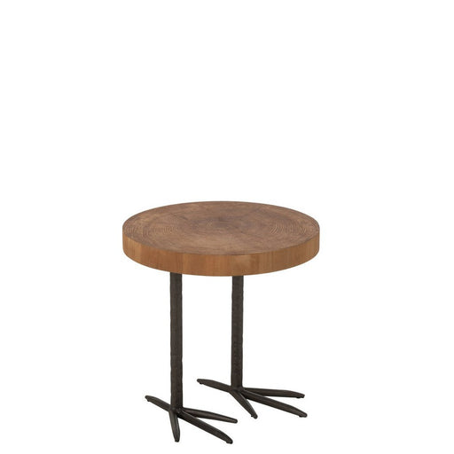 Kruk Eend mdf/ijzer naturel zwart-Krukken-J-Line