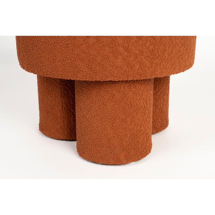 Kruk Marcos Polyester Bruin Ø40x44 cm-Krukken-Creating Home