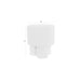 Kruk Marcos Polyester Wit Ø40x44 cm-Krukken-Creating Home