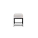 Kruk Milou Square MDF, Pine hout, Polyester Grijs 35x35 cm