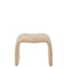 Kruk N Shape Textiel Beige-Krukjes-J-Line