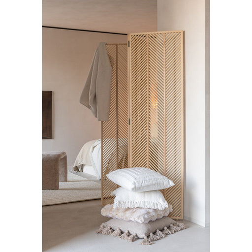 Kruk N shape textiel beige-Krukjes-J-Line