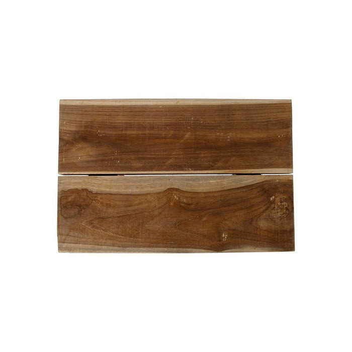 Kruk voor buiten - 45x29x45 - Naturel - Teak-Krukken-HSM Collection