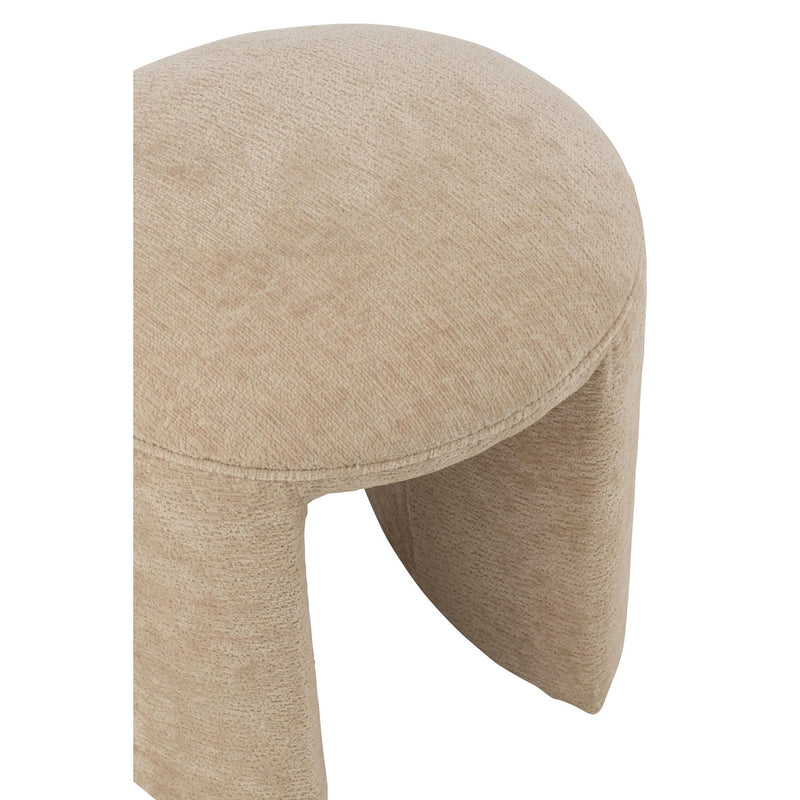 Krukje Beige Grenenhout Rond 42 cm 42x42x44 cm-Krukken-J-Line