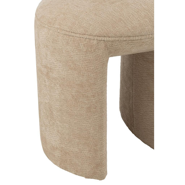 Krukje Beige Grenenhout Rond 42 cm-Krukjes-J-Line