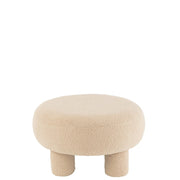 Krukje Beige Mdf Rond 52 cm 52x52x28 cm-Krukken-J-Line