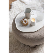 Krukje Beige Mdf Rond 52 cm 52x52x28 cm-Krukken-J-Line