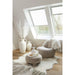 Krukje Beige Mdf Rond 52 cm-Krukken-J-Line