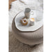 Krukje Beige Mdf Rond 52 cm-Krukken-J-Line