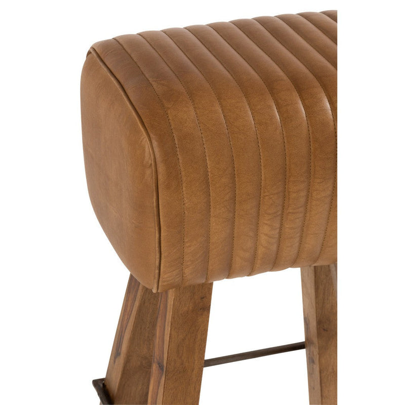 Krukje Bruin Mangohout hout 37 cm 37x43x75 cm-Krukken-J-Line