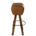 Krukje Bruin Mangohout hout 37 cm-Krukken-J-Line
