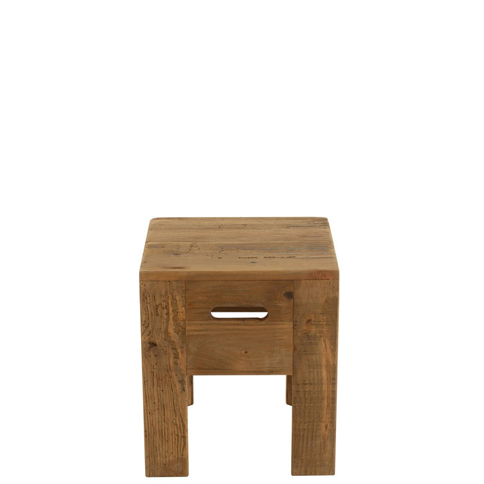 Krukje Bruin Recycled grenen 35 cm 35x35x40 cm-Krukken-J-Line