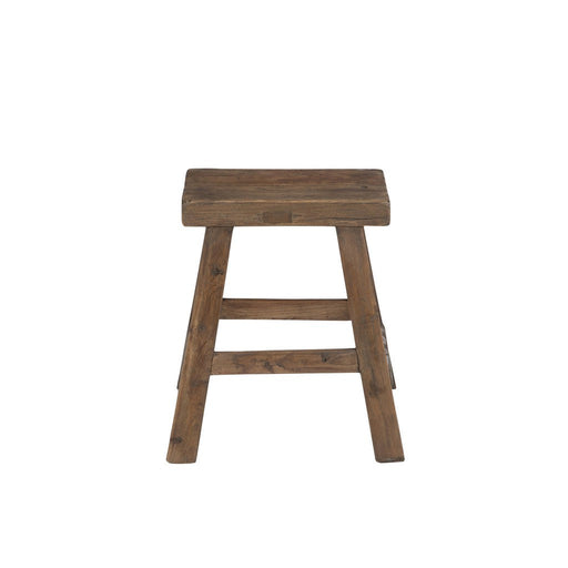 Krukje Bruin Recycled hout Vierkant 38 cm 38x41x45 cm-Krukken-J-Line