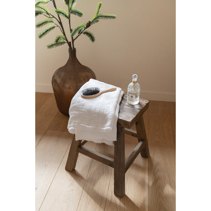 Krukje Bruin Recycled hout Vierkant 38 cm-Krukjes-J-Line