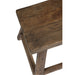 Krukje Bruin Recycled hout Vierkant 38 cm-Krukken-J-Line