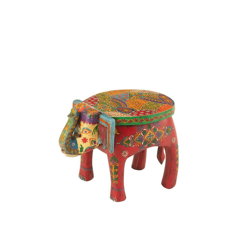 Krukje Elephant Delhi Mangohout Mix 25x35x25 cm-Krukken-J-Line